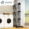 VOUNOT® 4 Ebenen Wäscheständer Ausziehbar, 190x64x170cm Produktbild-Vorschau 6