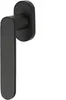 A black door handle on a white background. Produktbild-Vorschau