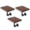 Navaris Wandregal Regal aus Holz und Metall - 3er Set Produktbild-Vorschau 6