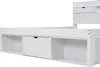 Podwójne łóżko Sweiko, 140x200 cm, z portem USB, szufladami Podgląd zdjęcia produktu 12