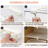 A collage of four images showing the step-by-step installation of a shelf. Podgląd zdjęcia produktu