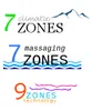 Marketing graphics with text and icons related to product features. Produktbild-Vorschau