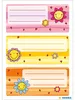 HERMA 5593 10x Schuletiketten Blumengesichter Produktbild-Vorschau 3