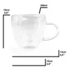 2er Set Glastasse Doppelwandig Herzform Produktbild-Vorschau 4