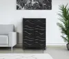 Commode HWC-N86, Armoire Sideboard Buffet, 3D-Wellen-Design Voir les images du produit 9