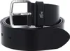 A black leather belt with a silver buckle and the Lacoste logo. Produktbild-Vorschau