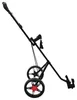 vidaXL Chariot de golf pliable, noir, pour clubs de golf Voir les images du produit 4