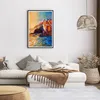 Gerahmtes Poster - Schwarzer Rahmen - Manarola Bunt Öl - Produktbild-Vorschau 7