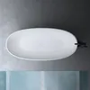 Mai & Mai Freistehende Badewanne Weiß matt 165x75x55 cm Produktbild-Vorschau 2