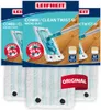 A product shot of three Leifheit Combi/Clean Twist M Micro Duo mop head refills, presented in their packaging. Produktbild-Vorschau