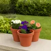 Květináč na tři květiny, Ø 44 x 20 cm, hnědý Náhled obrázku produktu 10