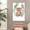 MuchoWow® - Leinwandbilder - Leopard - Tier - Kinder - Produktbild-Vorschau 2