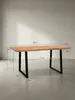 Technische Zeichnung des Schreibtisches mit allen relevanten Maßen: Breite 160 cm, Höhe 76 cm und Tiefe ca. 80 cm, ideal zur Raumplanung._#sku_SAFWL7.263# Produktbild-Vorschau