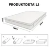 Matelas 140x200 cm, hauteur 25 cm, matelas à ressorts Voir les images du produit 3