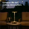 Bezdrôtová stolná LED lampa - Okrúhla kovová lampa s Náhľad obrázku produktu 3