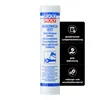 A product shot of a tube of grease with marketing information on the side. Produktbild-Vorschau