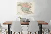 MuchoWow® Poster Karte - Vintage - Amerika 80x60 cm - Kunst Produktbild-Vorschau 2