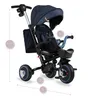 Trojkolesový bicykel 5v1 MoMi INVIDIA, modrá farba Náhľad obrázku produktu 10