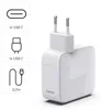 Hama Schnellladegerät GaN, 2x USB-C, ausziehbares Produktbild-Vorschau 2