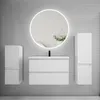 Badezimmermöbel 80cm CINIC-Serie Mineralguss Waschtisch mit Produktbild-Vorschau 7