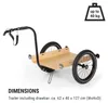 Klarfit Companion, príves na bicykel - nákladný príves na Náhľad obrázku produktu 7
