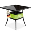 Juskys Polyrattan Gartentisch Yoro eckig - wetterfest 80x80 Produktbild-Vorschau 1