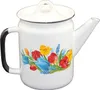 Emaille Teekanne Kaffeekanne 1,5 Liter 12 cm emailliert mit Produktbild-Vorschau 1