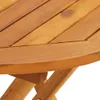 3-tlg. Bistro-Set Schwarz Poly Rattan und Massivholz Produktbild-Vorschau 11
