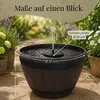Solar LED Brunnen Set inkl. Akku - 51 cm Schale in Produktbild-Vorschau 3