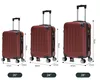 Reisekoffer Koffer 3 tlg Hartschale Trolley Set Kofferset Produktbild-Vorschau 3