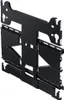 A black metal TV wall mount is shown from a diagonal angle against a white background. Podgląd zdjęcia produktu