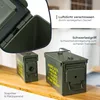 US Ammo Box als Munitionskoffer aus Metall von HMF mit den Maßen 30 x 19 x 15.5 cm in grün Produktbild-Vorschau