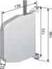 Mini Schwenkwickler aufklappbar weiss m. 5 m Gurt (grau) Produktbild-Vorschau 4