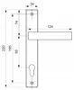 QRS - Türgriff und Schloss für Gartentor, Türklinken Produktbild-Vorschau 7