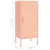 Armoire de rangement Rose 42,5x35x101,5 cm Acier Voir les images du produit 8
