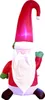 150cm Wichtel Weihnachtswichtel LED Beleuchtet Produktbild-Vorschau 1