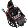 A battery pack with multiple cells and wires, mounted in a black plastic holder. Náhled obrázku produktu