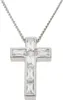 JuwelmaLux Anhänger 925/000 Sterling Silber Kreuz mit Produktbild-Vorschau 1