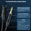 deleyCON 5 meter XLR-connector naar 6,35 mm tulpstekker Productafbeelding-voorbeeld 2