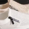 topschuhe24 3223 Damen Plateau Sneaker Glitzer Keil Produktbild-Vorschau 4