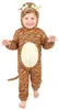 Süsser Tiger Kinderkostüm Raubkatze orange-schwarz-weiss - Produktbild-Vorschau 1