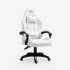 A white gaming chair with black accents is shown against a plain white background. Produktbild-Vorschau