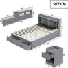 STILVORA Massivholz-Kombi-Bett 140x200 Doppelbett mit Produktbild-Vorschau 7