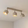 MasterLED Deckenleuchte Elza 3-flammig E27 beige Produktbild-Vorschau 2