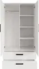 Masseno Drehtürenschrank DOVI 90/180/50 cm 2-türig Produktbild-Vorschau 3