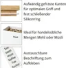 Continenta Boîte à provisions avec couvercle en bois et Voir les images du produit 6