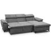 MODERNE UNIVERSAL ECKSOFA COLIN MIT SCHLAFFUNKTION (Dark Produktbild-Vorschau 4