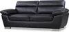 Canapé fixe en cuir reconstitué et PVC "Dallas" - 210 X 88 Voir les images du produit 1