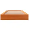 Design Massivholzbett Wachsbraun 75x190 cm Kiefer, Produktbild-Vorschau 4