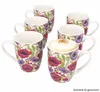 Anouk, lot de 6 tasses à café 300 ml en porcelaine, motif Voir les images du produit 1